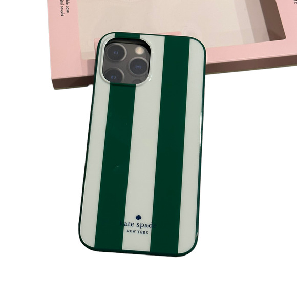 kate spade Even Stripe Jacquard iPhone 12 Pro Max Phone Case - Picture 2 of 8